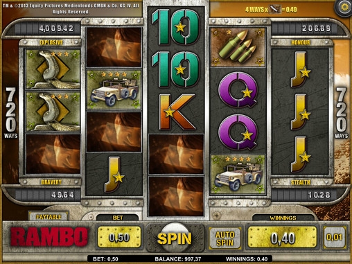 Игровой автомат Рэмбо